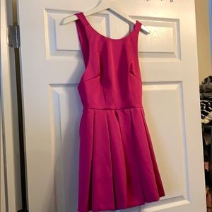 Fuchsia h&m satin romper NWT